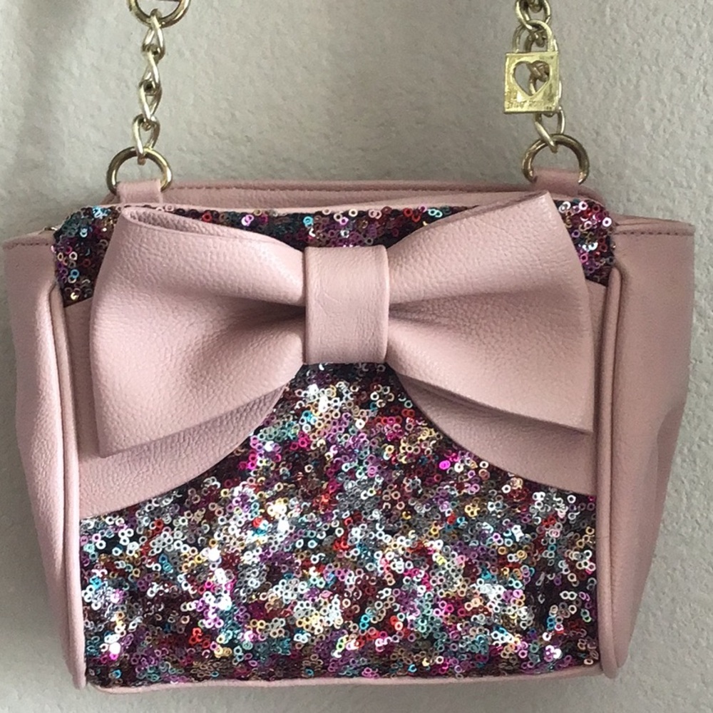 Betsey Johnson 🧚‍♀️✨fairy dust sequins purse